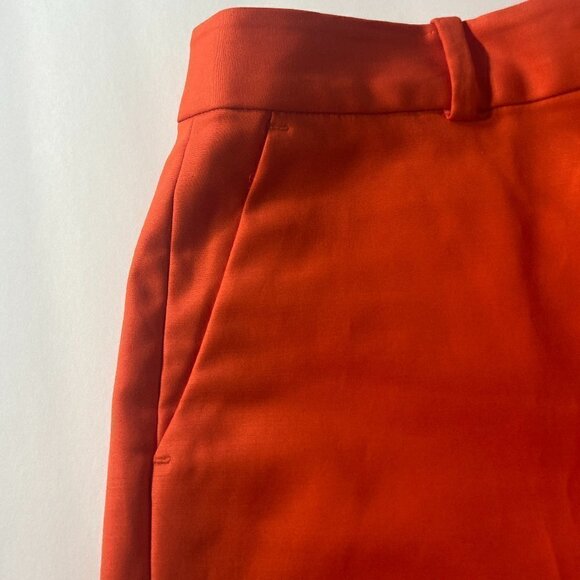 Michael Kors SZ 4 NWOT Bright orange red tailored shorts - Picture 4 of 4